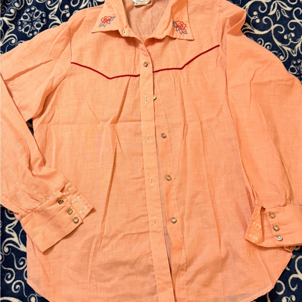 Vintage 70’s Sears Western shirt